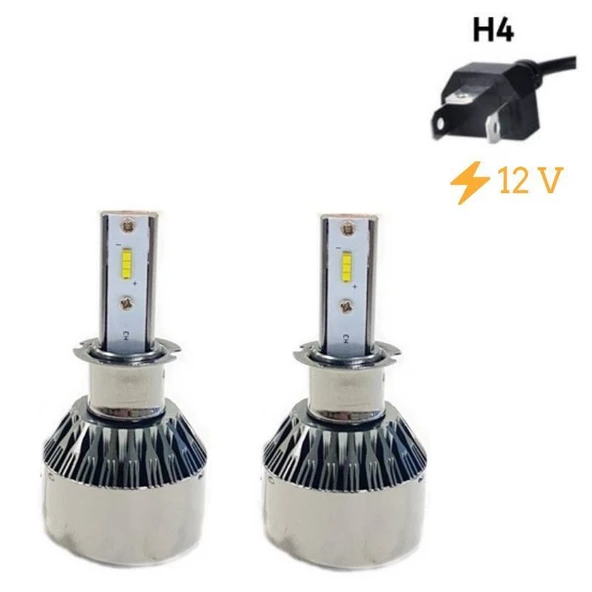 Space Space Led Far Ampulü Küçük Kasa Beyaz H4/36W /4800LM /12 / LAAM902