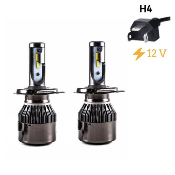 Space Space Led Far Ampulü Çift Renk Sarı/Beyaz H4-36W-4800LM-12V / LAAM492-1