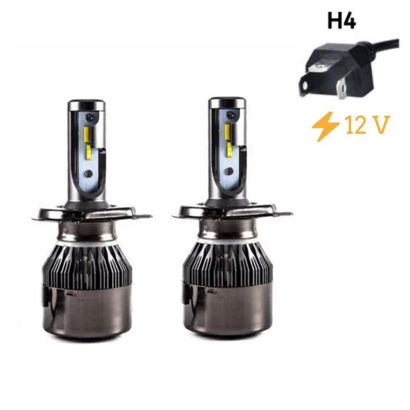 Space Space Led Far Ampulü Çift Renk Sarı/Beyaz H4-36W-4800LM-12V / LAAM492-1 - 2