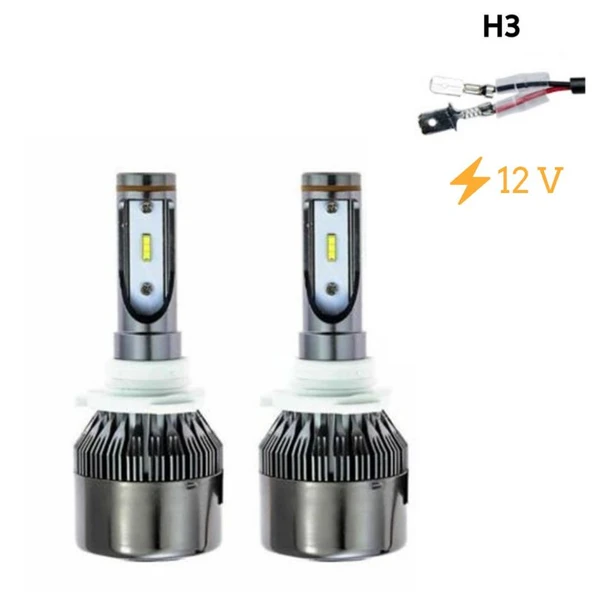 Space Space Led Far Ampulü Beyaz H3 36W 4800LM 12V LAAM801