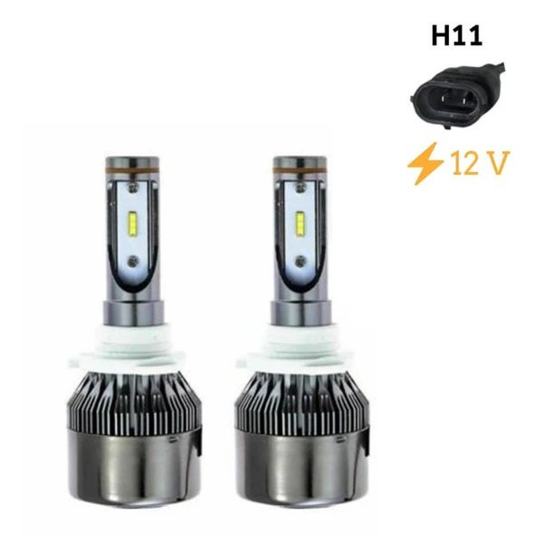 Space Space Led Far Ampulü Beyaz H11 36W 4800LM 12V / LAAM804