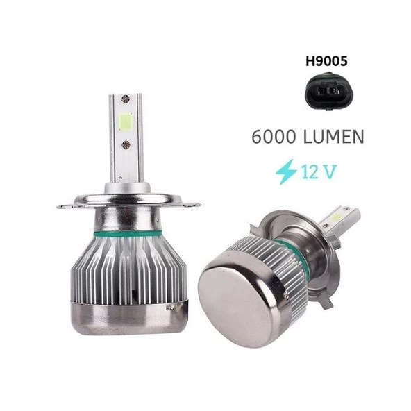 Space Space Led Far Ampulü 9005-3500LMX2-30W-12V Buz Mavisi / LAAM703 - 2