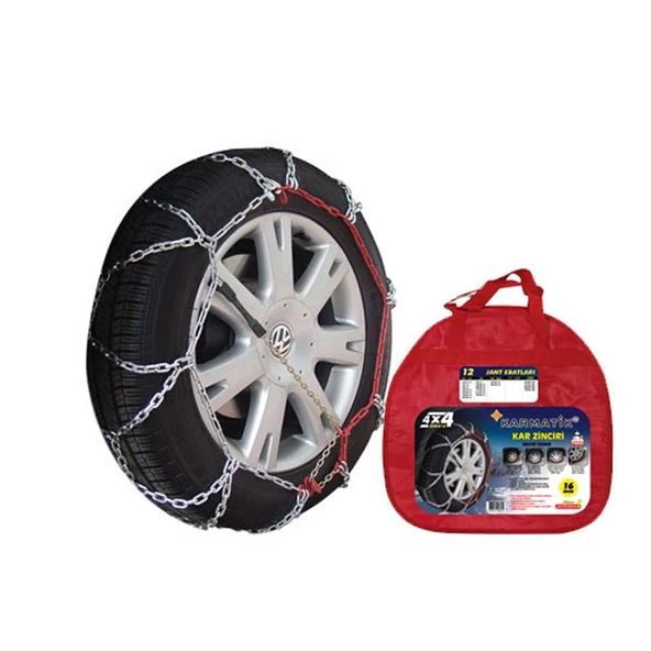 SPACE ZİNCİR 4x4 kar patinaj zinciri 195-x14 grup:16 space karmatik