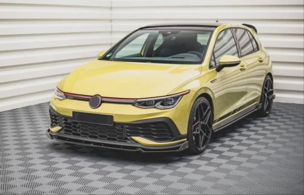 AUTOGP Vw golf 8 tampon altı lip piano black style tampon uyumlu - 3