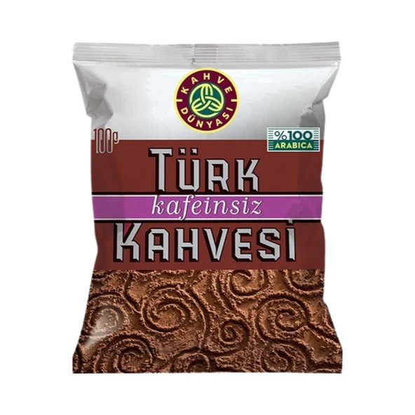 Kahve Dünyası - Türk Kahvesi KAFEİNSİZ 100 gr