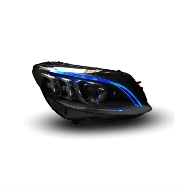 AUTOGP Mercedes w205 ön far lambası multibeam led 2013 / 2019 - 4