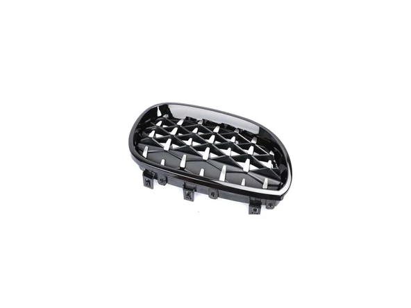 AUTOGP Bmw e60 diamond böbrek ön panjur ızgara 2005+ siyah - 4