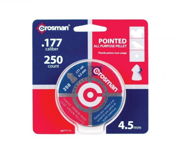 CROSMAN 4.5 CAL 250LIK SIVRI TNK.KUTU HAVALI SACMA - 3