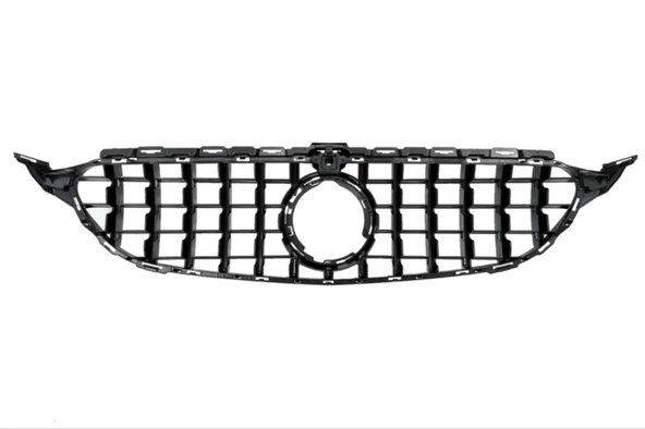 AUTOGP Mercedes w205 gtr ön panjur ızgara siyah 2019+ - Resim 3