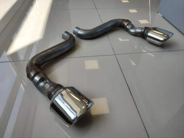 Autogp Honda civic fc5 uyumlu difüzör çift çıkış için egzoz seti 2016-2020
