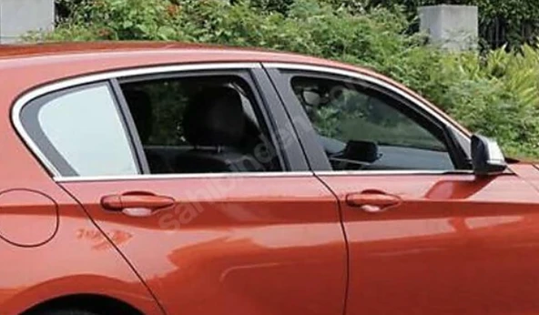 AUTOGP Bmw f20 cam çerçevesi kenar çıtası krom tamtur 8parça - 3