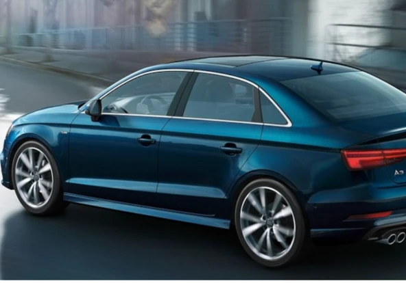 AUTOGP Audi a3 sedan cam çerçevesi kenar çıtası krom tamtur 2013+ 10 parça