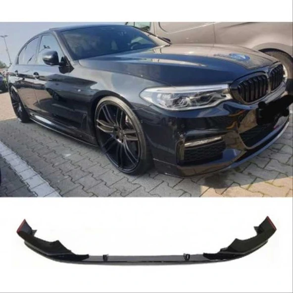 AUTOGP Bmw G30 ön tampon altı lip m-performance pianoblack 2017 / 2020 5 serisi - 2