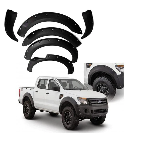 AUTOGP Ranger çamurluk dodik kaplaması şişirme 2012 / 2016 6parça T6 vidalı model