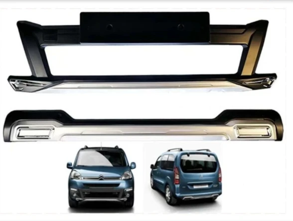AUTOGP Citroen berlingo ön ve arka tampon koruma difüzör 2009+ ürün görseli 1