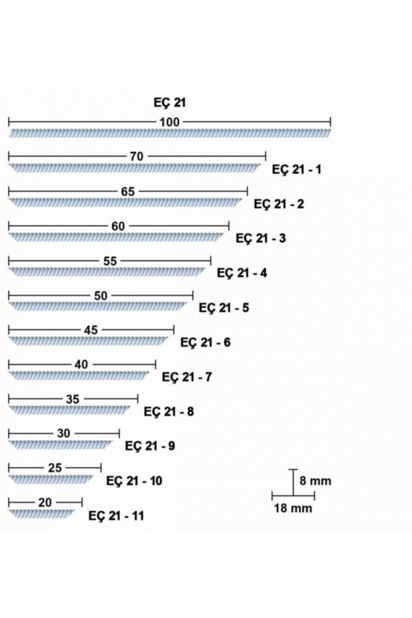 100 CM ESNEK MOBİLYA ÇITASI - 2