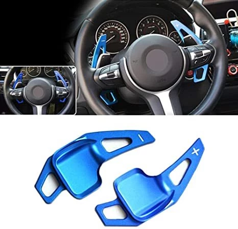 AUTOGP Bmw f22 m direksiyon f1 vites kulakçık paddle shift mavi - 2