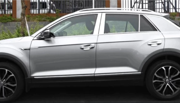 AUTOGP Vw T-Roc cam kenar alt çıtası kromu