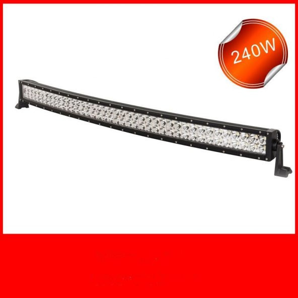 106cm offroad led bar aydınlatma kavisli 240w delici ve yayıcı projektör
