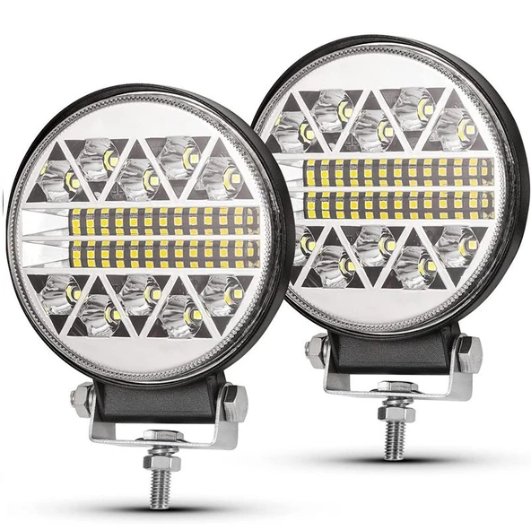 Space Yuvarlak flaşlı sis lambası 12-24V Adet /  LASS314 ürün görseli 1