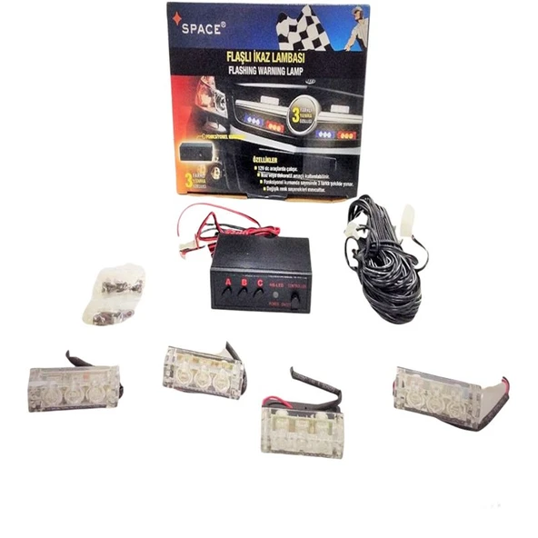 Space Space Flaşlı İkaz Lambası Mavi / LAPA27