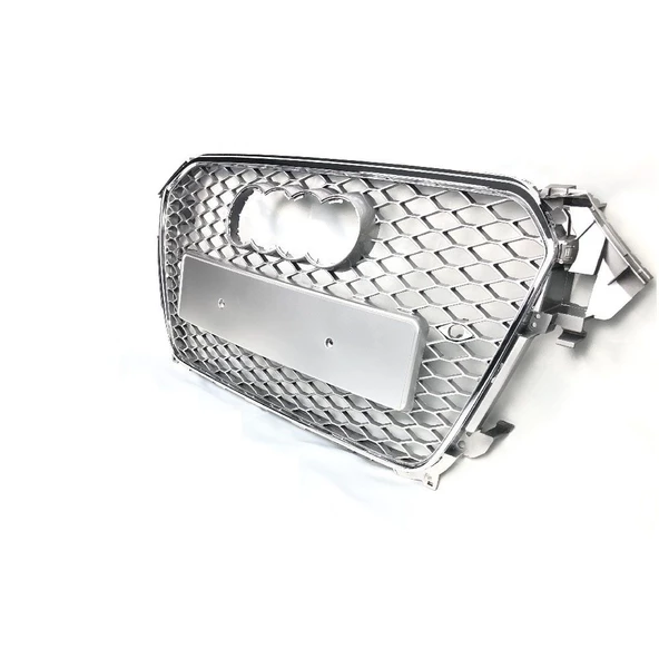 AUTOGP Audi a4 rs4 ön panjur ızgara 2012 / 2015 krom gri - Resim 2