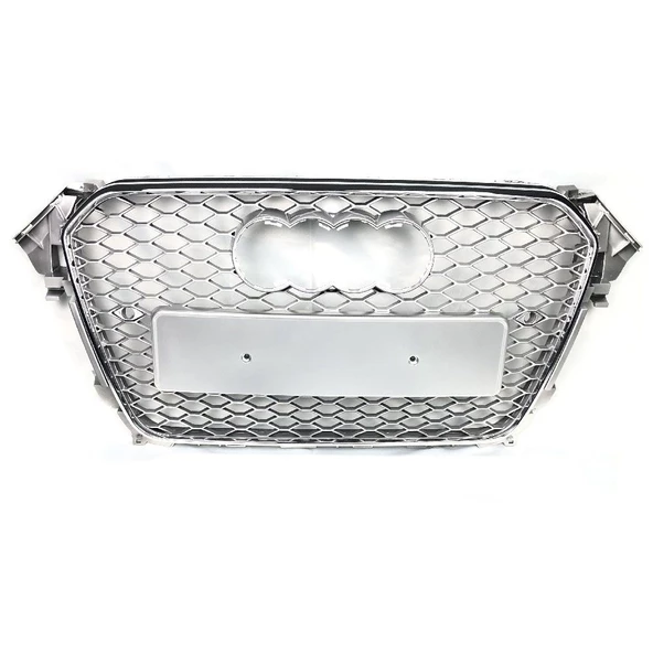 AUTOGP Audi a4 rs4 ön panjur ızgara 2012 / 2015 krom gri ürün görseli 1
