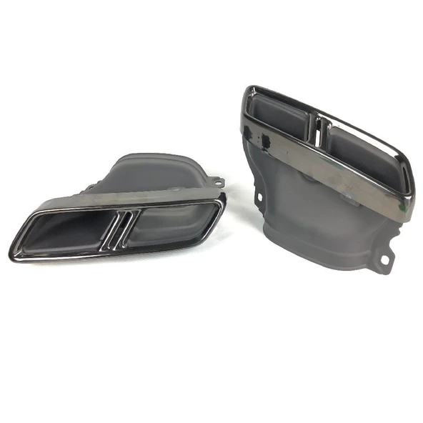 AUTOGP Mercedes w222 egzoz ucu seti s65 siyah