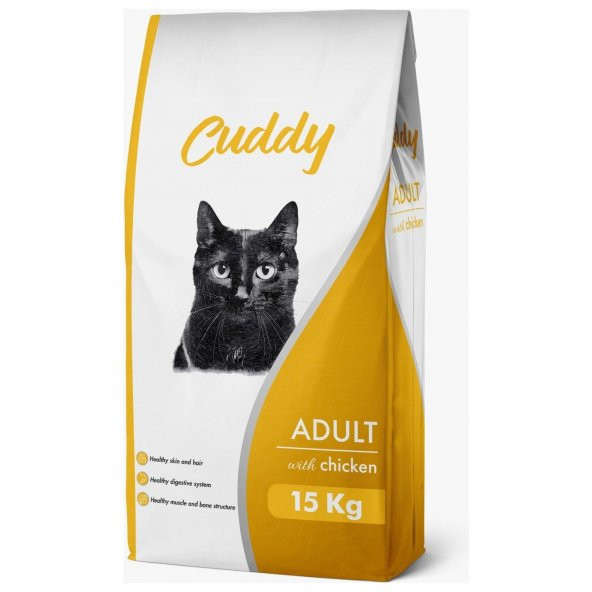 Cuddy Tavuklu Yetişkin Kedi Maması 15 KG