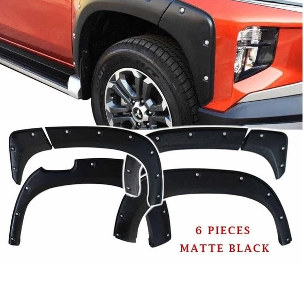 AUTOGP Mitsubishi l200 çamurluk dodik kaplaması şişirme 6 parça 2020+ - 3