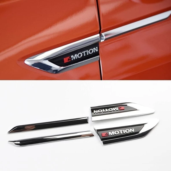 Space Vw tiguan çamurluk logosu arması amblemi 4MOTİON 4 adet