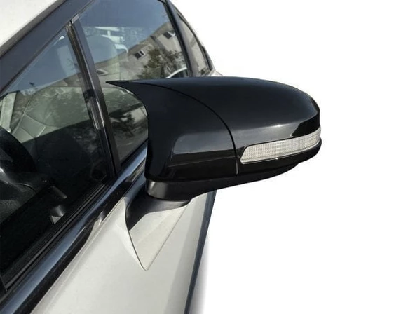 AUTOGP Honda civic fd6 uyumlu ayna kapağı batman yarasa piano black 2006 / 2011