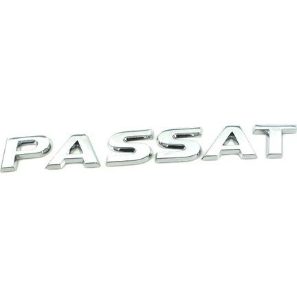 AUTOGP Vw passat bagaj yazısı arması krom paslanmaz - 2