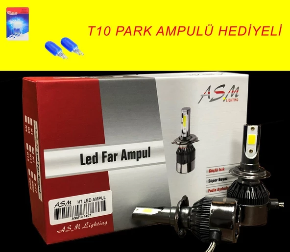 ASM Hır2 9012 led xenon far aydınlatma seti şimşek etkili ASM 8000lm