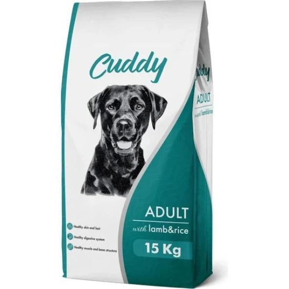 Cuddy Kuzu Etli Yetişkin Köpek Maması 15 KG