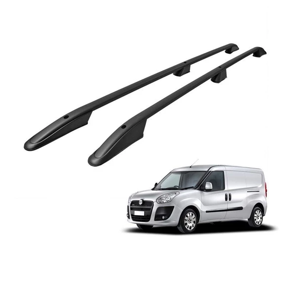 NİKEN Fiat doblo 2 maxi tavan çıtası port bagaj taşıyıcı uzun siyah 2010 / 2015