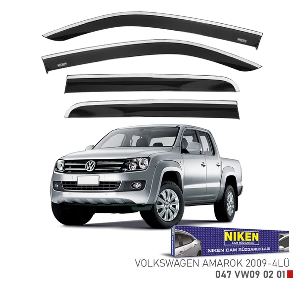 NİKEN Vw amarok cam rüzgarlığı kromlu niken ürün görseli 1