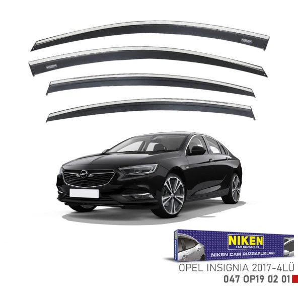 Opel insignia cam rüzgarlığı kromlu 2017+ niken