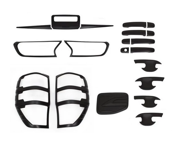 AUTOGP Ranger t7 kaplama seti dış siyah full 2016+