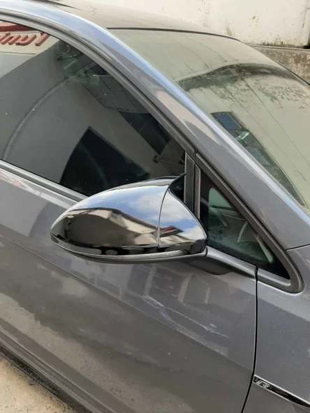 AUTOGP Vw golf 7 ayna kapağı batman yarasa piano black - Resim 2