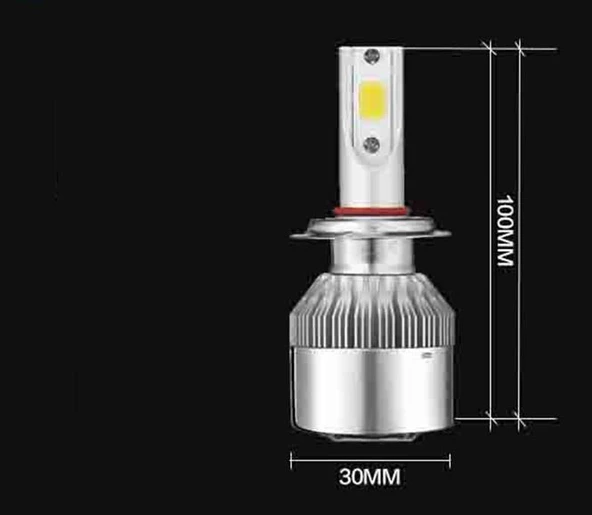 ASM H4 led xenon far aydınlatma seti şimşek etkili ASM 8000lm