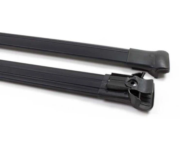 NİKEN Araç üstü ara atkı tavan barı bagaj ayakları taşıyıcı siyah 105cm. arabar - 2