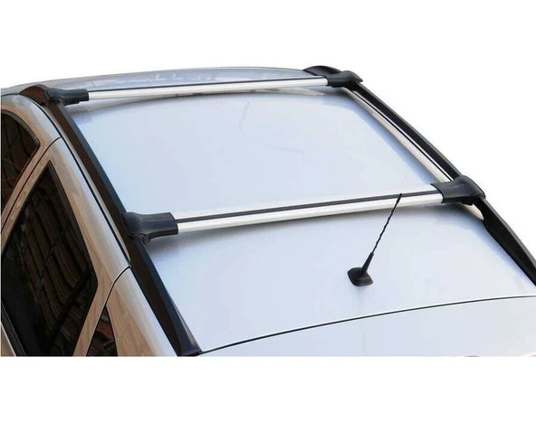 NİKEN Araç üstü ara atkı tavan barı bagaj ayakları taşıyıcı alüminyum 122cm. arabar - 4