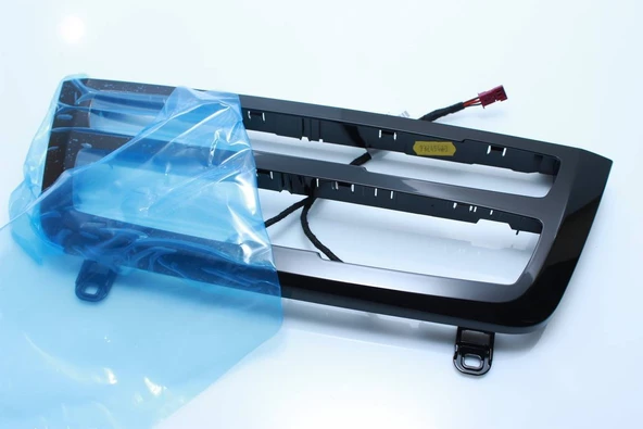 AUTOGP Bmw F32 F33 klima çerçevesi paneli ledli ışıklı piano black - 2