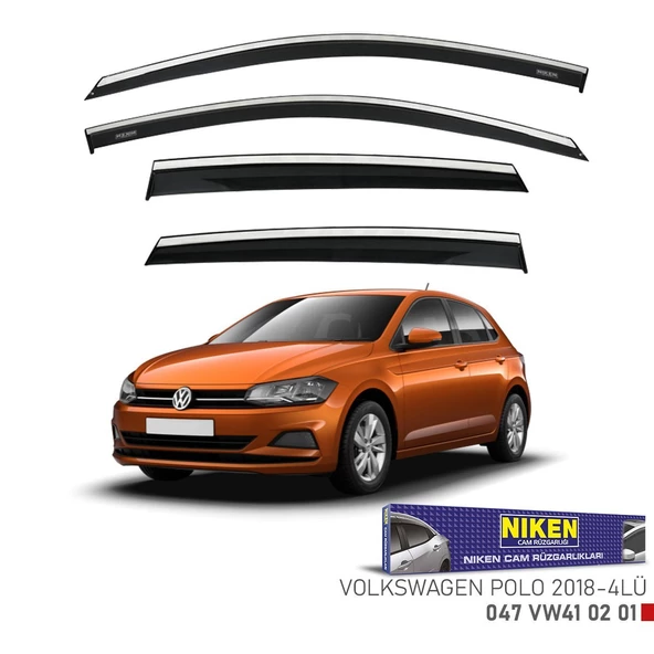 NİKEN Vw polo aw1 cam rüzgarlığı kromlu 2018+ niken