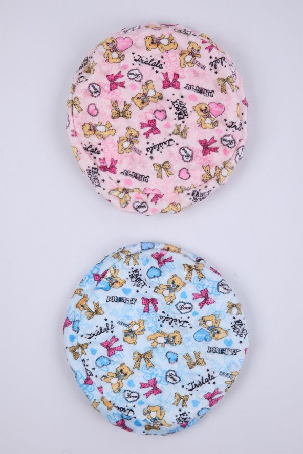 Babyhola Kız Erkek Bebek Aşçı Şapka 2'li Set 0-6 ay Hediyelik 42275 - 2