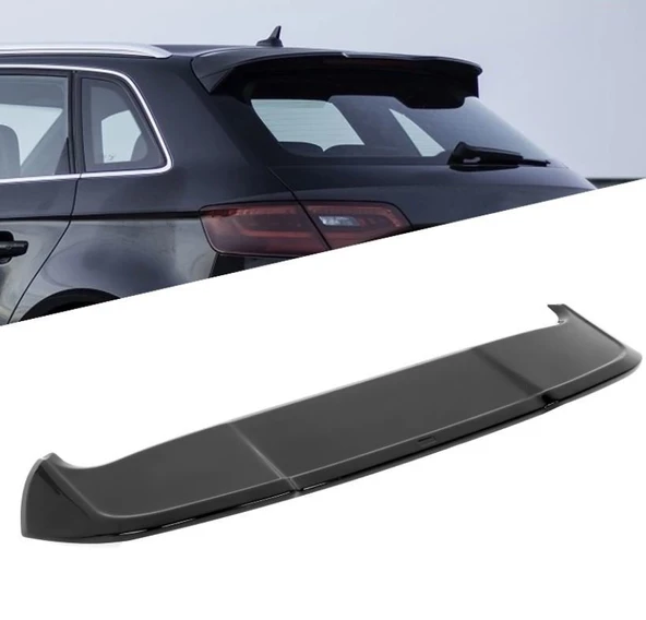 AUTOGP Audi a3 hb bagaj üstü spoiler 8v 2013+ siyah boyalı