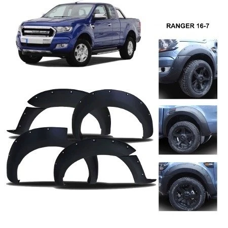 SENTİNEL Ranger çamurluk dodik kaplaması şişirme 2016+ 6parça T7 vidalı model - 3