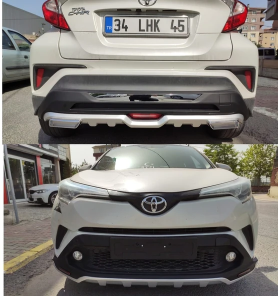 AUTOGP Toyota chr ön arka tampon koruma difüzör 2016 / 2019