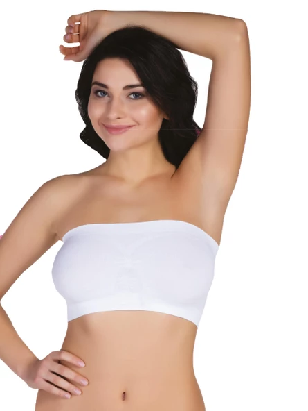 Form Angel 5314 Kadın Dikişsiz Bondeo Straplez Büstiyer
